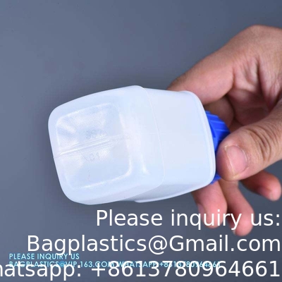 100 ml reagens Plastic fles Wit lege HDPE flessen met inwendige deksel voor de opslag van chemische vloeibare poeder