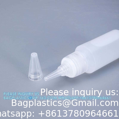 30 ml lege doorschijnende plastic dropperfles voor ogen groothandel plastic squeeze dropper lijmfles met punt