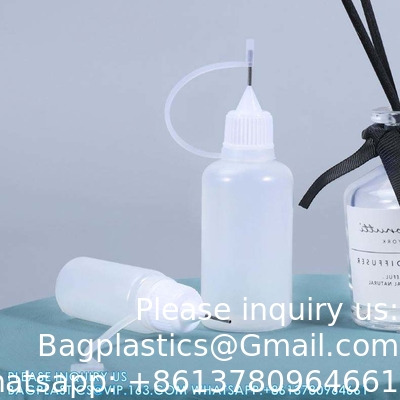 30 ml lege doorschijnende plastic dropperfles voor ogen groothandel plastic squeeze dropper lijmfles met punt