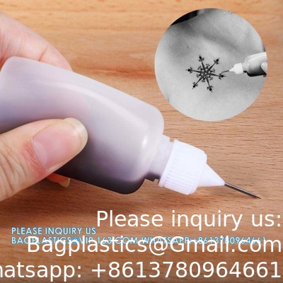 30 ml lege doorschijnende plastic dropperfles voor ogen groothandel plastic squeeze dropper lijmfles met punt