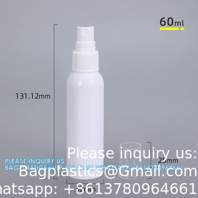 Medische vloeistofverpakking 50 ml 60 ml 100 ml duurzame plastic fles met spuitpompkop voor ontstekingsremmende mist