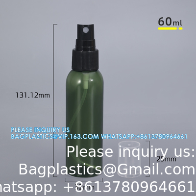 Medische vloeistofverpakking 50 ml 60 ml 100 ml duurzame plastic fles met spuitpompkop voor ontstekingsremmende mist