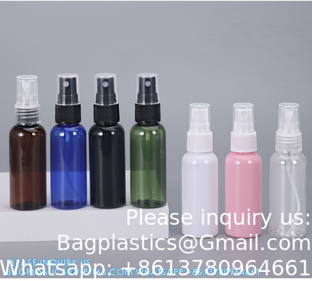 Medische vloeistofverpakking 50 ml 60 ml 100 ml duurzame plastic fles met spuitpompkop voor ontstekingsremmende mist