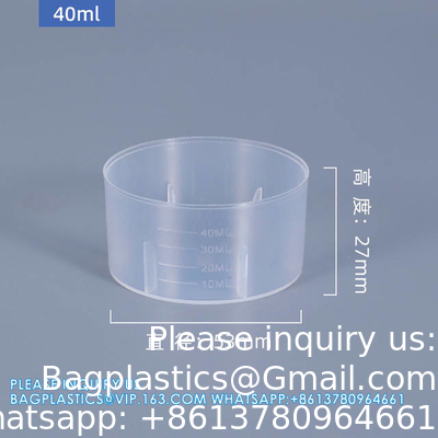 Duidelijke 250 ml Ronde Plastic Vloeibare Reagentiaopslag Container Voedsel PP materiaal Fles Luchtdicht Afdichting