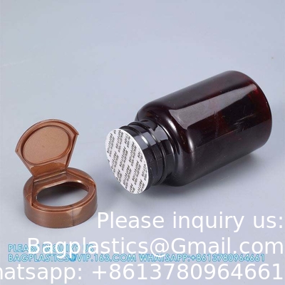 225 ml 300 ml Pillen Medisch Amber PET Farmaceutisch Pillen Capsule Medische flessen met manipulatieveilig deksel