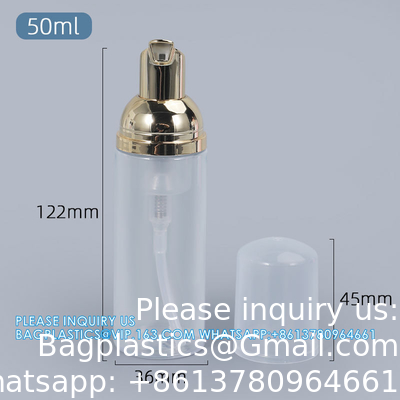 Groothandel 80 ml handwasflessen Helder cosmetisch Plastic voor huisdieren Schuimpomp SPREYER Zeepvat Cosmetische opslag Verpakking