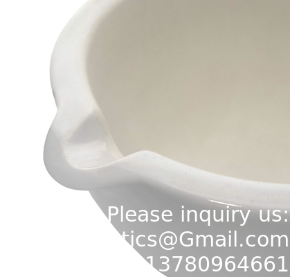 Porseleinen mortel &amp; Pestle Set, 9oz (275ml) - Ongelast slijpoppervlak - Uitstekend voor keuken of laboratorium
