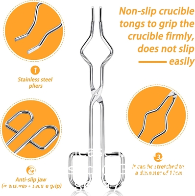 Grafiettorch smeltgiet kit, met inbegrip van 2 grafiet smeltstokken, grafiet gietvorm 5-in-1 grafiet