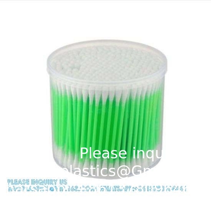 Double Head Cotton Swab Stick Houten Cotton Swab Uit China Wegwerp Cotton Buds Op maat voor dagelijks gebruik