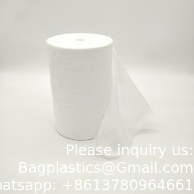 Medisch verband Chirurgisch absorberend Medisch 100 Yard 4 Ply Cotton Hospital Gaze Roll Gaze Swab