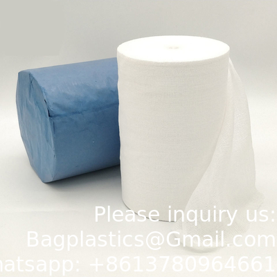 Medisch verband Chirurgisch absorberend Medisch 100 Yard 4 Ply Cotton Hospital Gaze Roll Gaze Swab