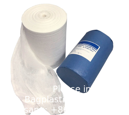 Medisch verband Chirurgisch absorberend Medisch 100 Yard 4 Ply Cotton Hospital Gaze Roll Gaze Swab