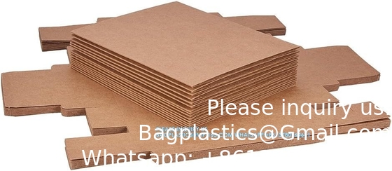 Rechthoekige laden Kraft dozen Kleine kartonnen cadeau verpakkingsdozen voor feest favoriete traktaties, snoep en sieraden ambachten