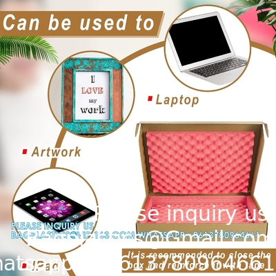 16.7 X 13 X 2.5 inch Laptop verzenddoos Beveiligde mailerdoos Kraft mailingdozen voor Laptop verpakking Verhuizen met oplader