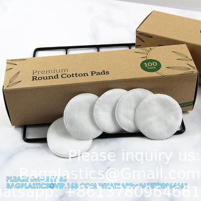 Schoonheid gezichtsreiniging Make-up Remover Bulk Cotton Pads Pure Cotton Plain Ladies Pad Cosmetic Cotton Pads Manufacture
