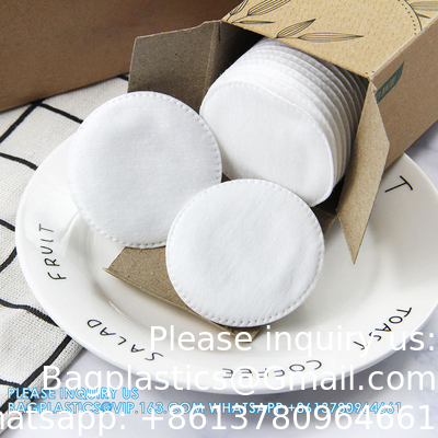 Schoonheid gezichtsreiniging Make-up Remover Bulk Cotton Pads Pure Cotton Plain Ladies Pad Cosmetic Cotton Pads Manufacture