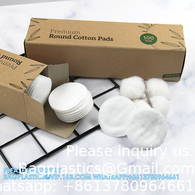 Schoonheid gezichtsreiniging Make-up Remover Bulk Cotton Pads Pure Cotton Plain Ladies Pad Cosmetic Cotton Pads Manufacture