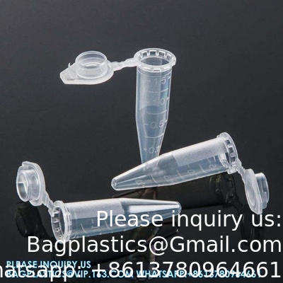Gesteriliseerde 0,5 ml 2 ml ronde bodem kegelvormige microcentrifugebuizen 1,5 ml centrifuge laboratoriumbuis