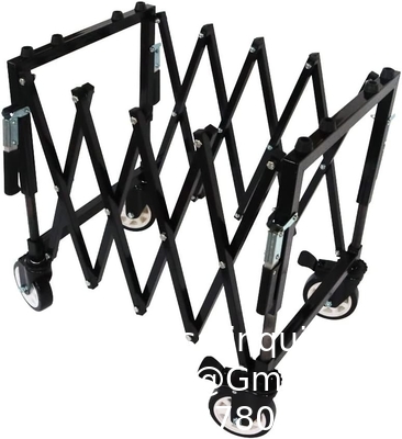 Carbon Steel Begrafenis Stretcher Truck Kerk Truck Kist Stand Trolley Kofferwagen Verstelbare lijkenhuisvoorraad Verstelbare kist
