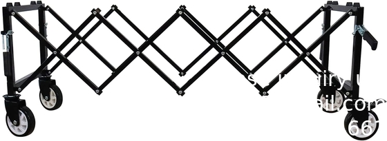 Carbon Steel Begrafenis Stretcher Truck Kerk Truck Kist Stand Trolley Kofferwagen Verstelbare lijkenhuisvoorraad Verstelbare kist