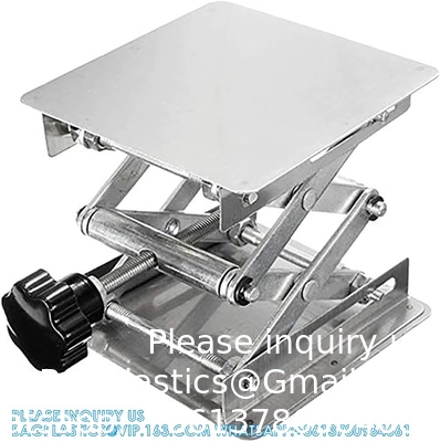 Draagtafel van roestvrij staal Handmatig bedieningsorgaan Laboratorium Gebruik Draagtafel Jack Desktop Lift Laboratorium schaar