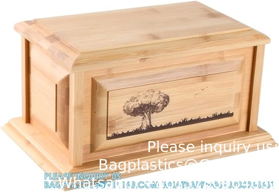 Tree Of Life Houten urnen voor menselijke as Volwassen man/vrouw, professionele decoratieve crematie Houten urn voor as