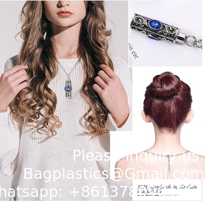 Urn Ketting Voor As Herinneringsstuk Verbranding Hart Kruis Kubische Sieraden Voor As Roestvrij staal Herdenkings medaillon As