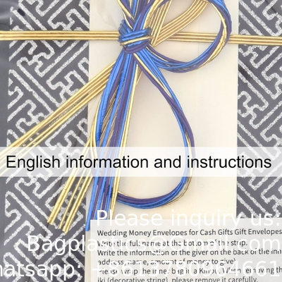 Huwelijksgeld Enveloppen voor contante geschenken Geschenk enveloppen Japanse huwelijksgeschenk geld Shugifukuro Goshugi Kinpu Huwelijk