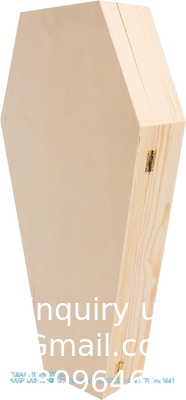 Grote 18 inch kist voor Halloween - vulbare kist voor Halloween Decor, feestfavoriet, gothic, poppenkist