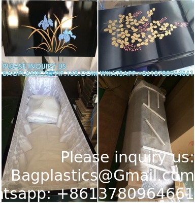 Japanse kist van multiplex Houten kist met bloemenverf Kist Houten kist OEM Japanse houten kist