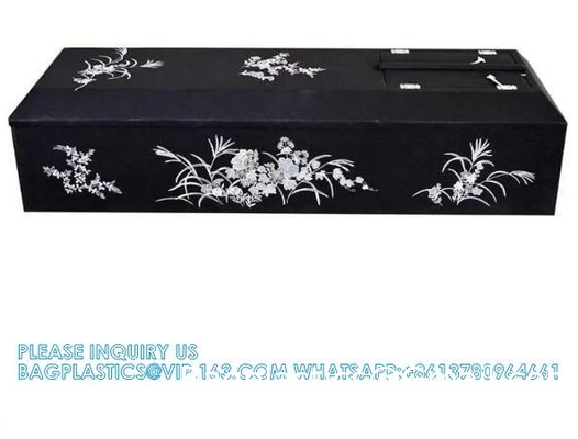 Houten kist Begraafingsartikelen Houten begrafenis kist Begrafenis Opvouwbare kist Kist