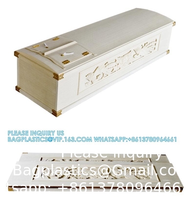 Houten kist Begraafingsartikelen Houten begrafenis kist Begrafenis Opvouwbare kist Kist