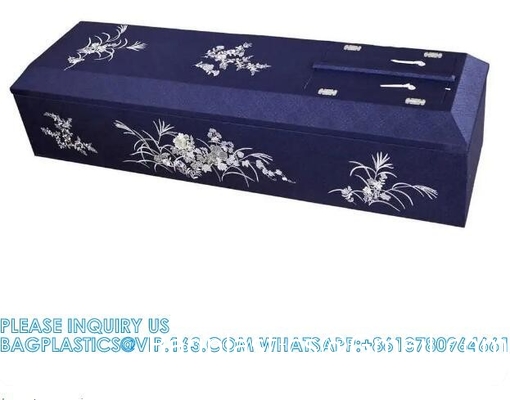 Houten kist Begraafingsartikelen Houten begrafenis kist Begrafenis Opvouwbare kist Kist