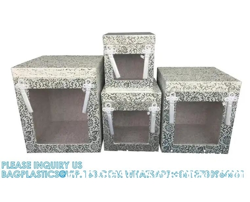 Handgemaakte Japanse stijl Cinerary MDF kist met venster Mensen as Hout urn bot doos
