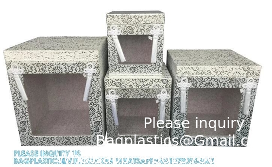 Handgemaakte Japanse stijl Cinerary MDF kist met venster Mensen as Hout urn bot doos