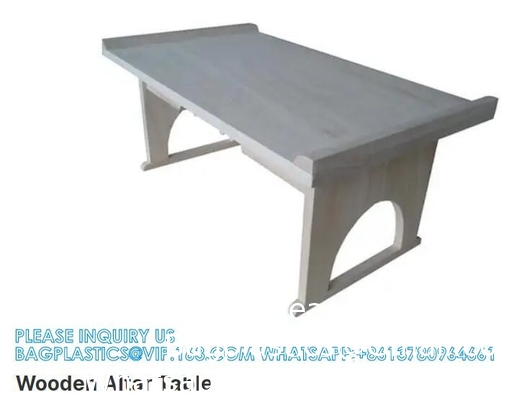 Begrafenisbenodigdheden, houten tafel, Japan Paulownia Houten altaar tafelplatform voor begrafenisceremonie