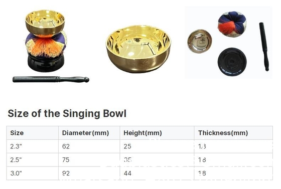 Japan Begrafenis Metalen Messing Klok Set Sing Bowl High Grade Japanse stijl Boeddhistische Metalen Klok Bowl Set
