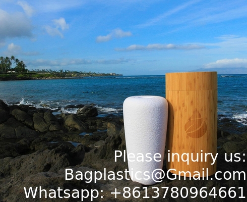 Waterzee Urn: Biologisch afbreekbare Urn Voor waterbegrafenis, Begrafenis op zee Eco-begrafenis: Biologisch afbreekbare Urn, Begrafenis Urn, Bamboe Urn