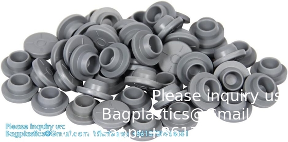20 mm Flip Top Caps Aluminium-Plastic Zwarte Caps voor Glas Fles Crimp Caps met wit PTFE en rode Silicone Septa