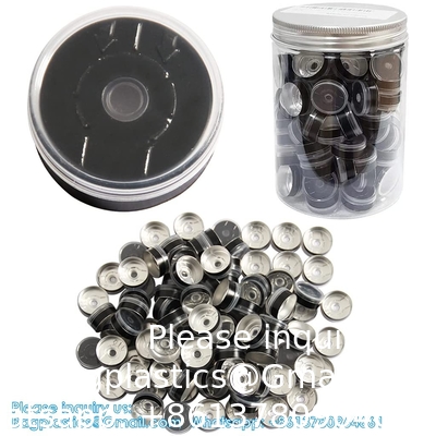 20 mm Flip Top Caps Aluminium-Plastic Zwarte Caps voor Glas Fles Crimp Caps met wit PTFE en rode Silicone Septa