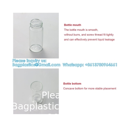 100 sets kleine glazen flessen met aluminium dop schroef bovendoorkap 5 milliliter kleine flesjes