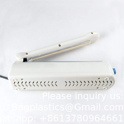 Impulse Bag Sealer, Impulse Heat Sealer, Manual Poly Bag Heat Sealer Heat Sealer Closer met 1 vervangende kit
