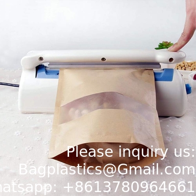 Impulse Bag Sealer, Impulse Heat Sealer, Manual Poly Bag Heat Sealer Heat Sealer Closer met 1 vervangende kit