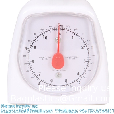 Dual-Dial Analog Platform Scale, 5 kg Scale, Keuken Weegschaal, Weegschaal, Klaslokaal Voorzieningen Voor Leraren
