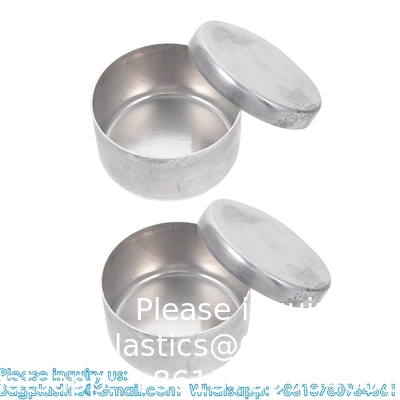 Aluminium doos Weegschotel Smalle spoot Monsterneming Weeggrond verzameling pot Aluminium weegschalen Pan Lab metingen