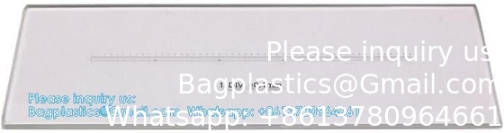 Laboratoriummicroscoop glijbanen DIV 0,1 mm Kalibratie glijbaan Lengte 50 mm Horizontale schaal Regelaar-lineaire schaal fase micrometer