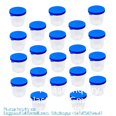 Becher Urine Cup Plastic Beakers Plastic Beaker Cups Plastic Urine Cups Graduated Beakers Proefbeet Cups met deksels