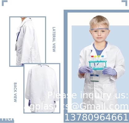 Wetenschapper kostuum voor kinderen Lab jas met wetenschappelijk experiment kit Dress Up &amp; Pretend Play voor jongens meisjes leeftijd 4-8