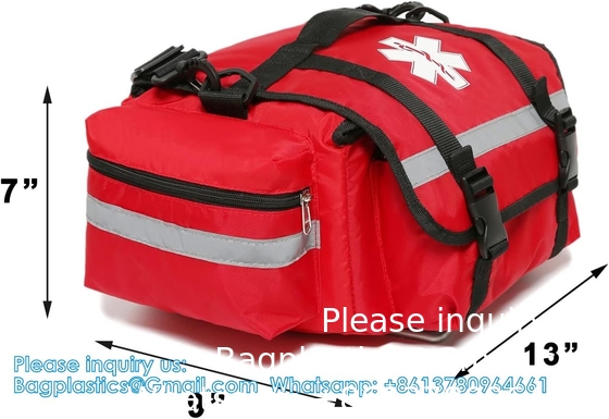Eerste Hulpzak Leeg Trauma Medisch zak Nood Eerste Hulpzak Organisator EMS EMT Schouder Draagtas 13 X9 X7