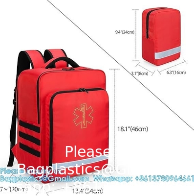 Emergency Medical Backpack 50L Responder Trauma Bag Voor EMT, Home Care Professional Eerste Hulp Kits opslag Medische tas